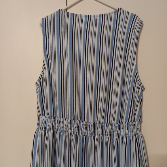 ❤️🔥2=$20 / 3=$25❤️🔥BNWT Valley Girl blue and white maxi dress (XL) - Picture 5 of 7